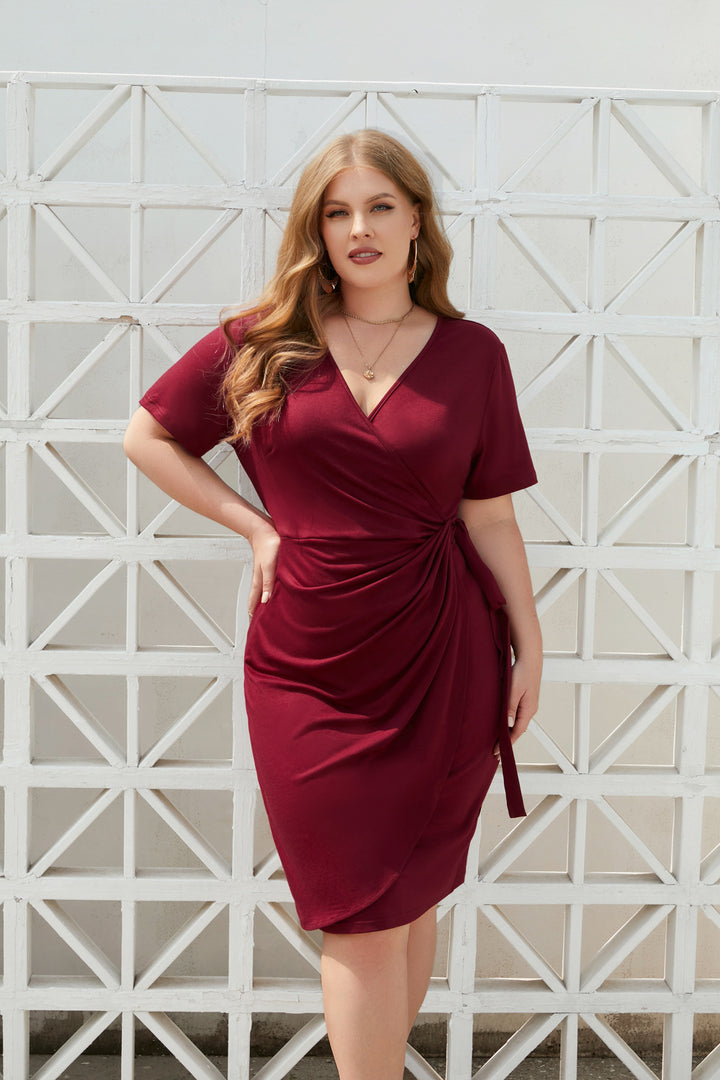 Casual Vacation Lace-Up Dress