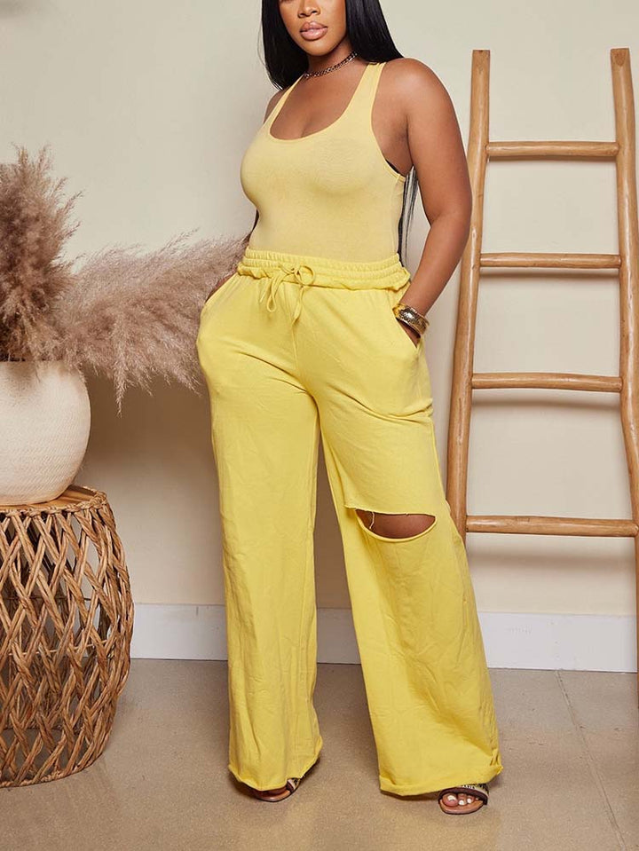 Casual Tracksuit Set Royal Blue / XL