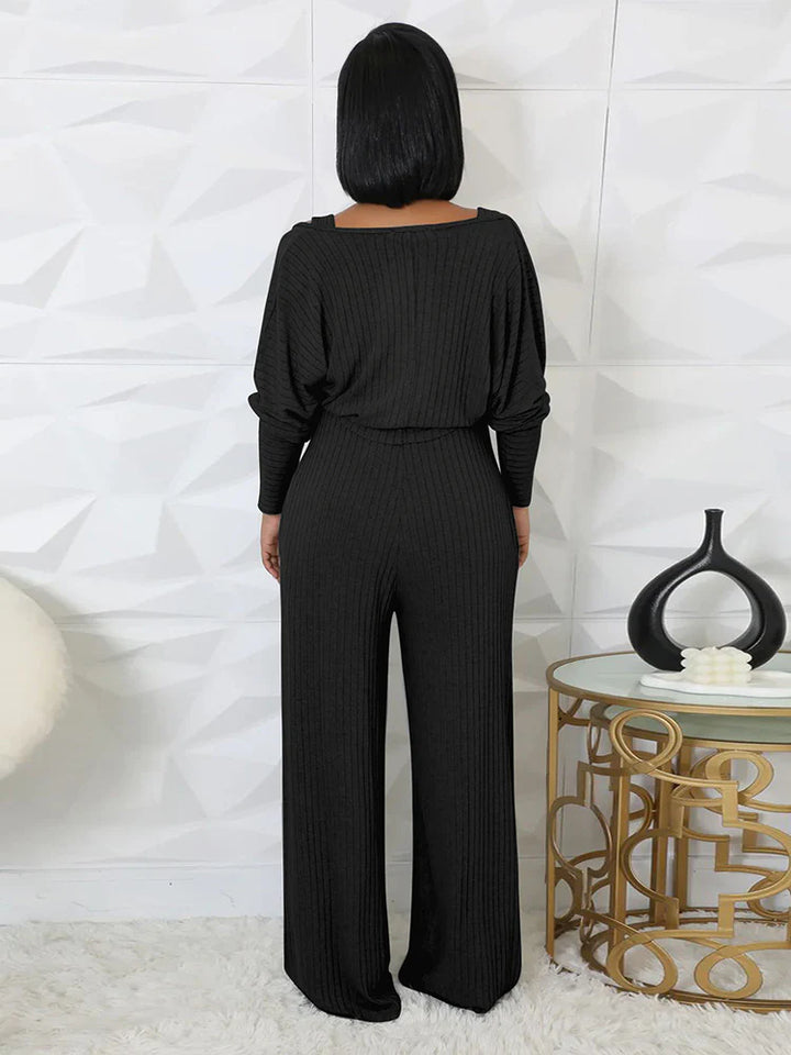 Ribbed Bolero & Jumpsuit Sets