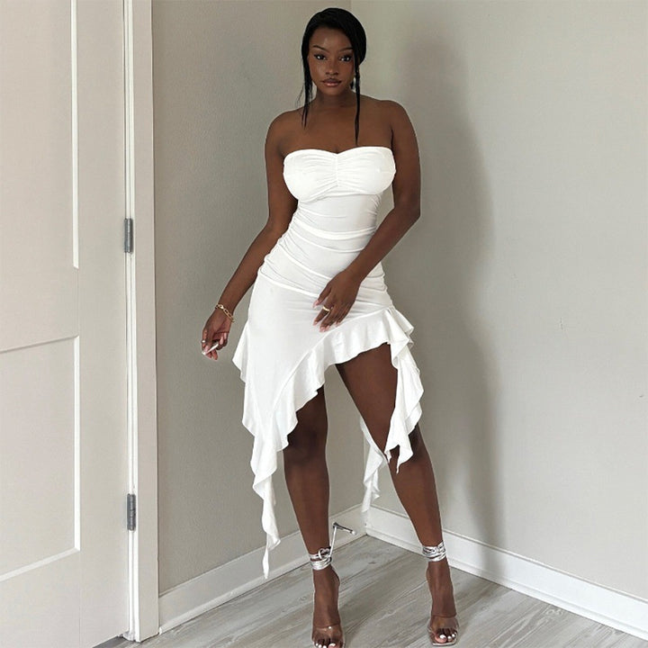 Ruffle Wrap Dress