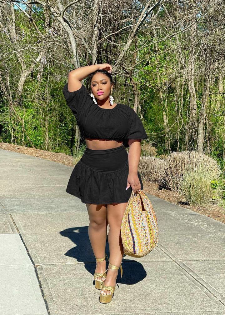 Stylish Backless Dress Pants Two Piece Set