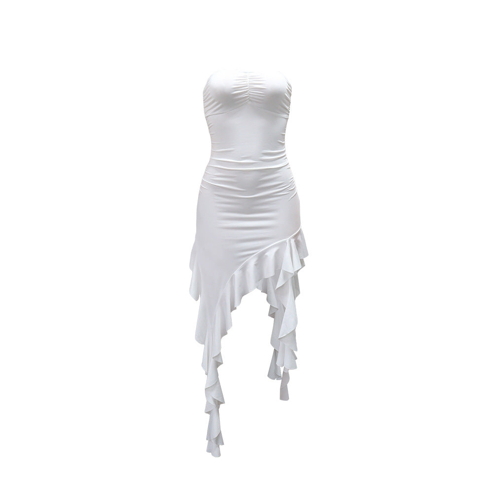 Ruffle Wrap Dress