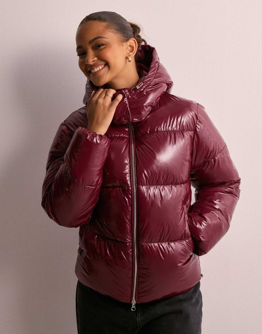 Winter Casual Hooded Cotton Jacket with Thickened Lining