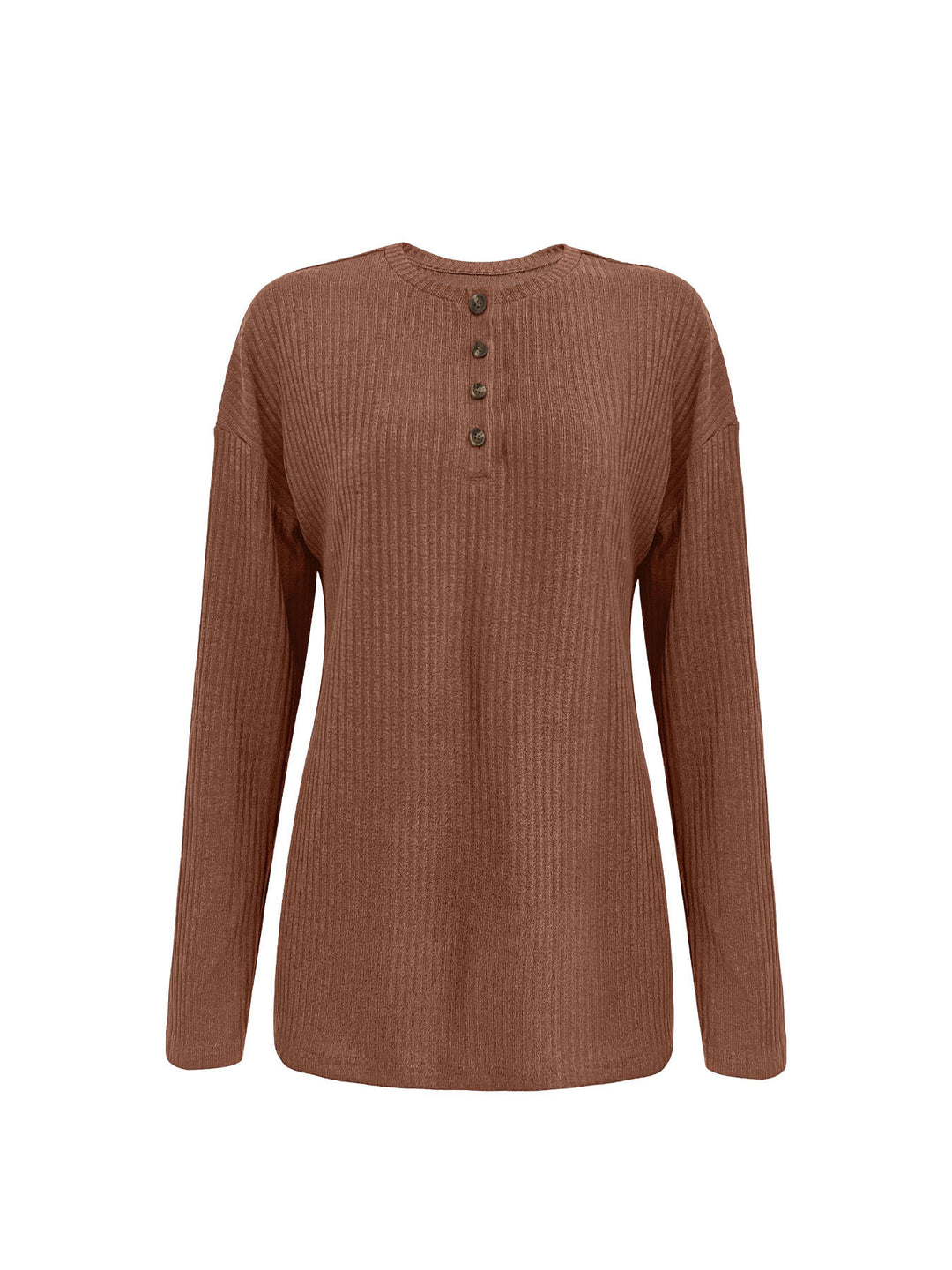 Fall and Winter Casual Zipper Loose Knit Sweater