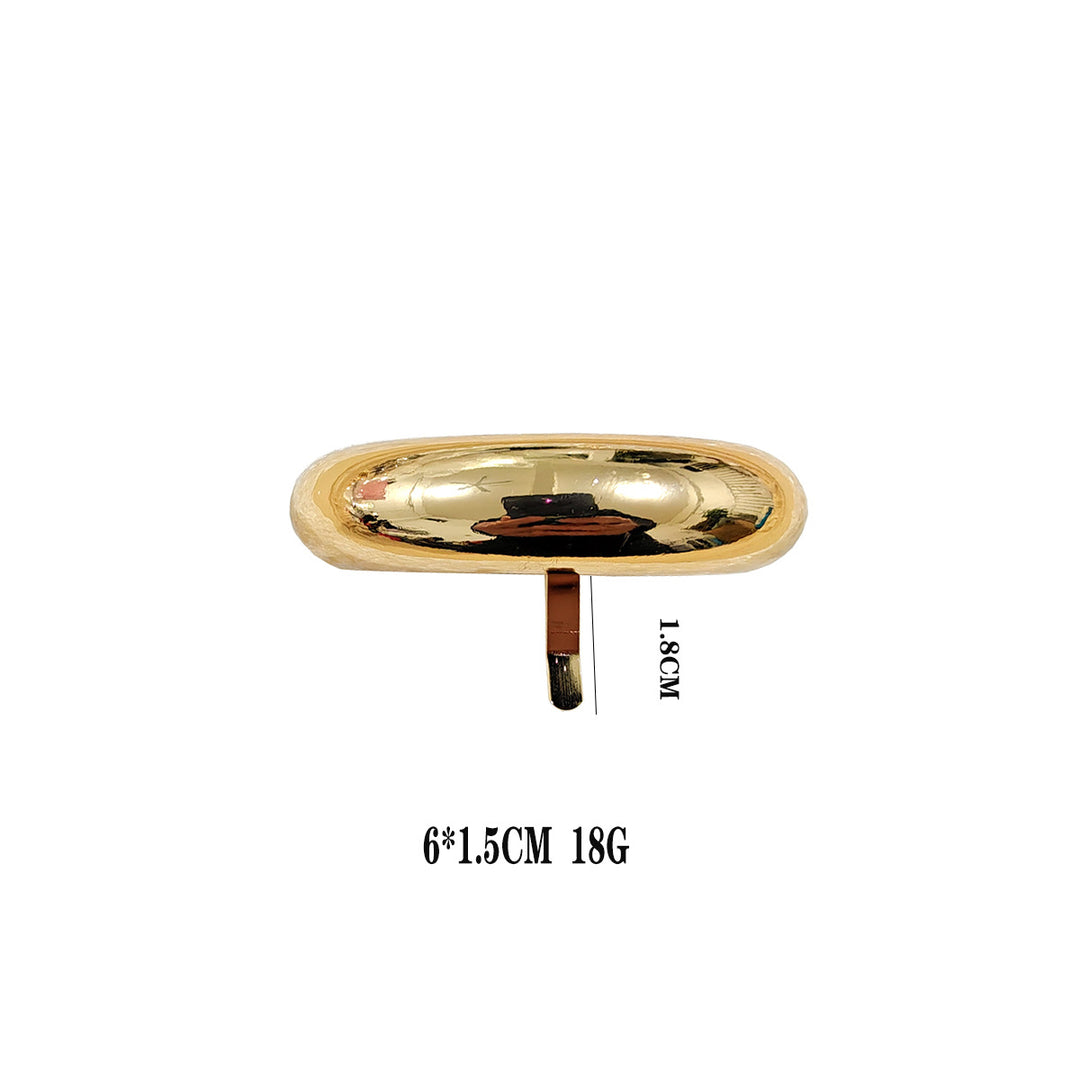 Metal Hair Clip with Horse Tail Design