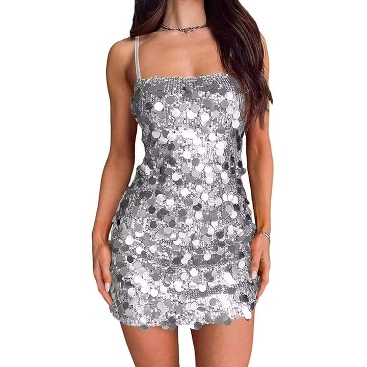 Sequin Strapless Dress