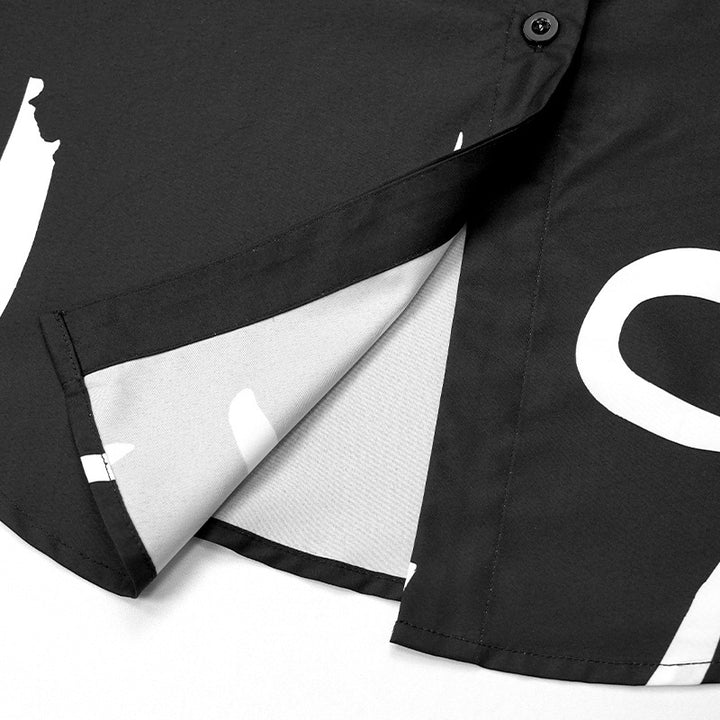 Printed Long-Sleeve High-Waisted Trouser Sets