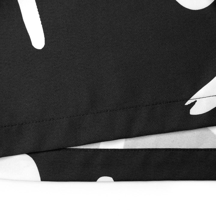 Printed Long-Sleeve High-Waisted Trouser Sets