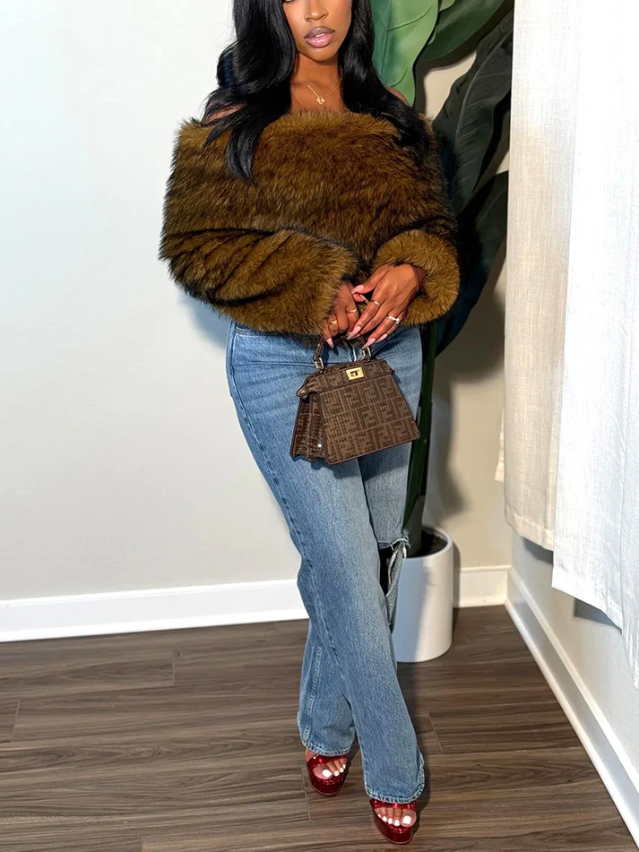 Solid Color Sweaters