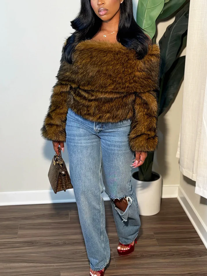 Solid Color Sweaters