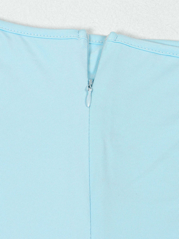 Pearl One-Shoulder Ruffle Dresses