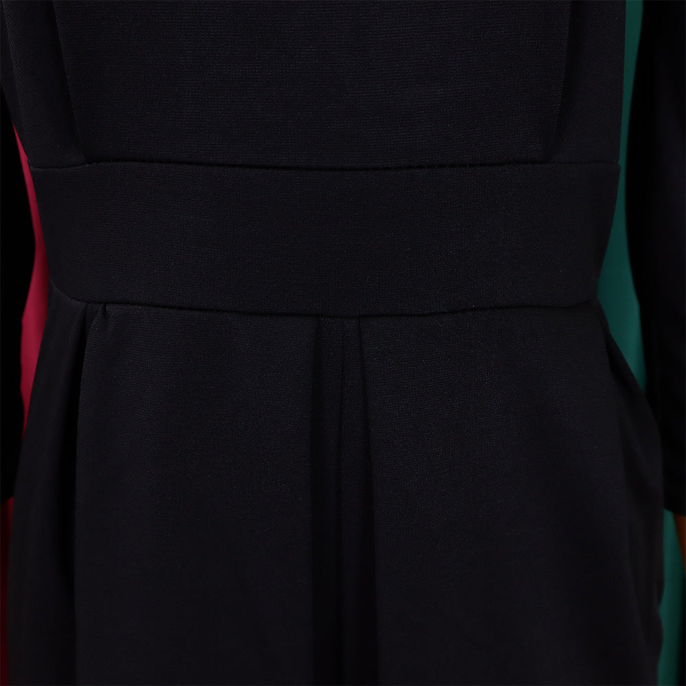 Long-Sleeve Solid-Color Straight-Leg Sets