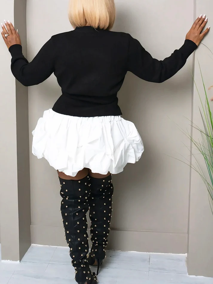Knit Golden Button Cardigans
