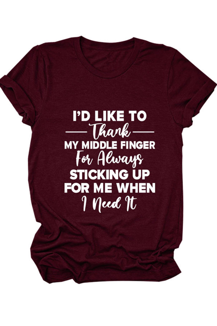 I'd Like To Thank Printed Shirt Green · XL