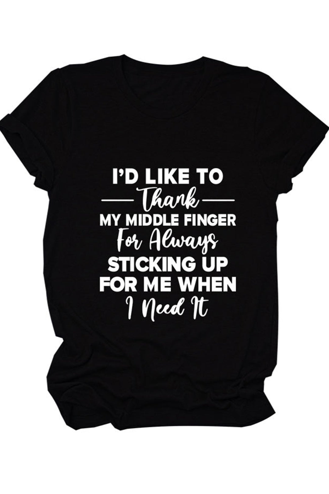 I'd Like To Thank Printed Shirt Green · M