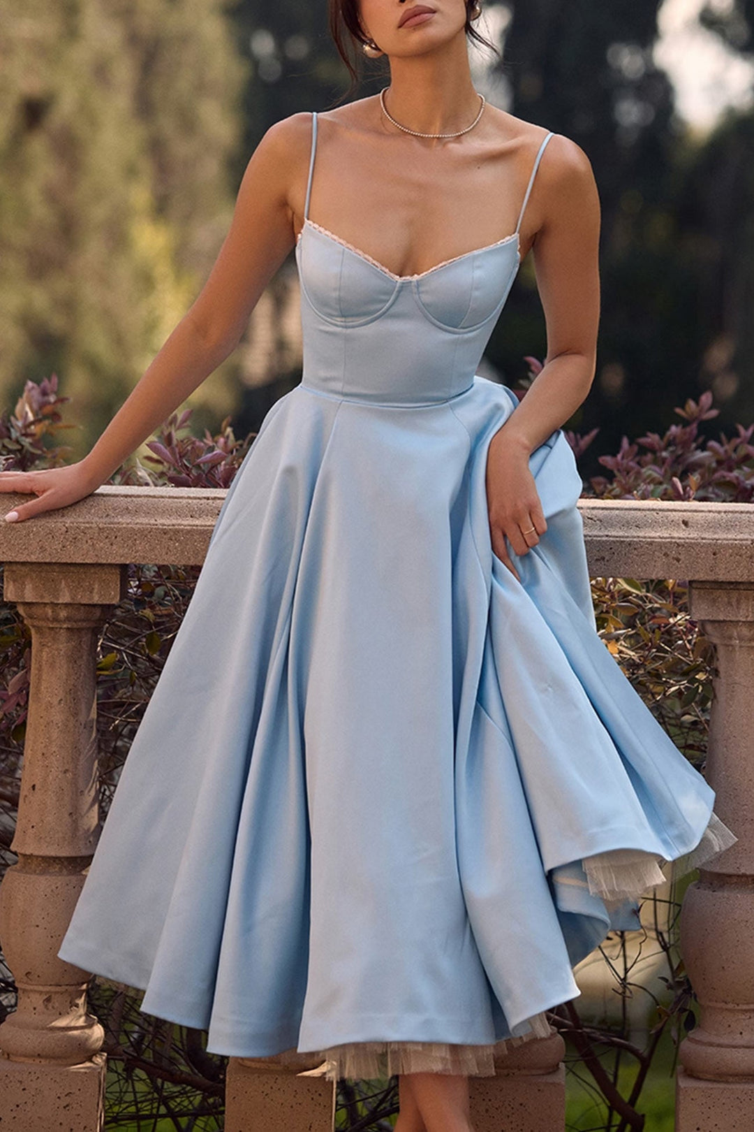 Lacework Mesh Patchwork Cami Dress Black · S