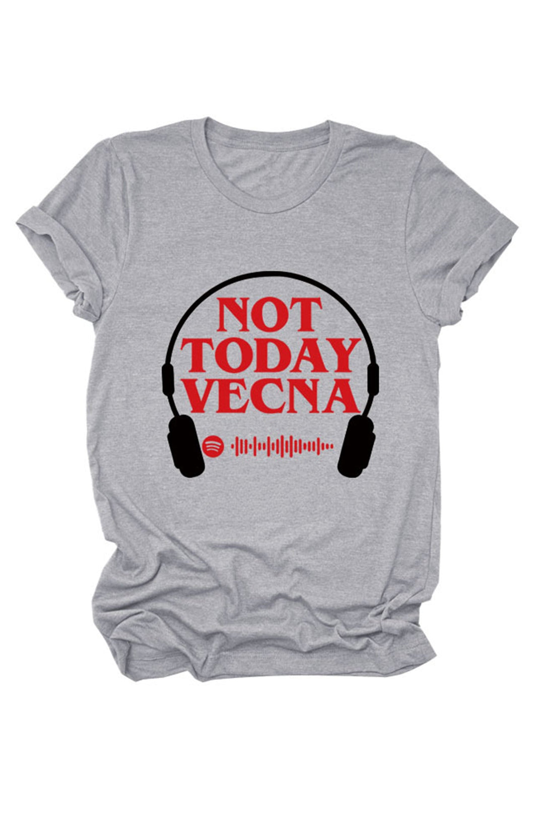 Not Today Vecna Printed T-shirt Water Blue · XL