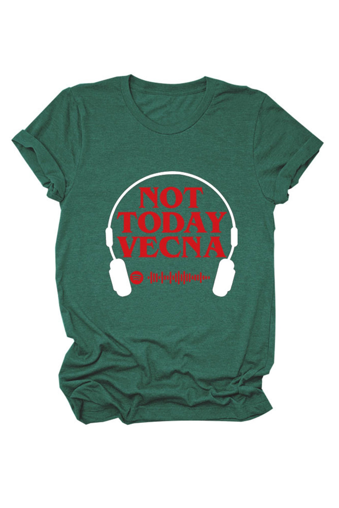 Not Today Vecna Printed T-shirt Water Blue · L