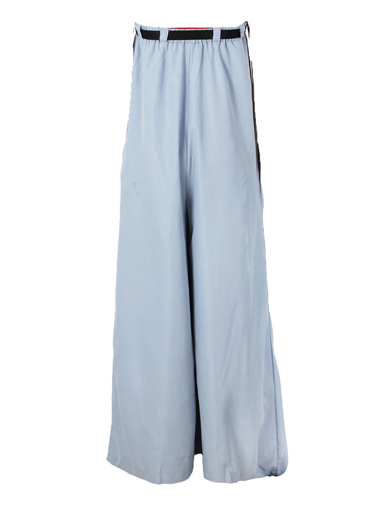 Strapless Loose Jumpsuit With Belt Black / L