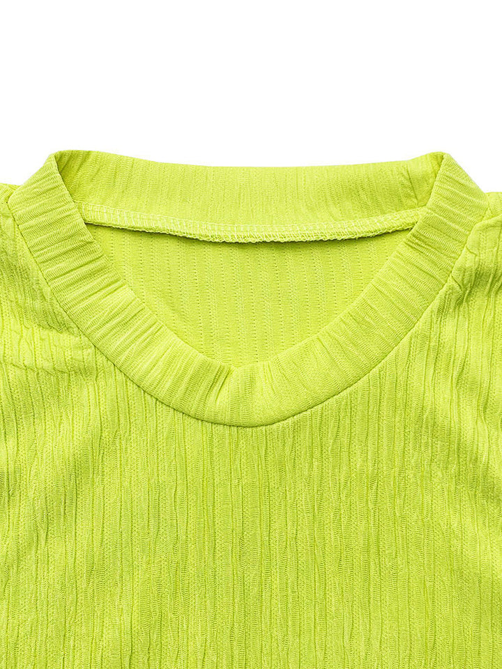 Cardigan Tank Top Pants Sweatsuit Green / XL