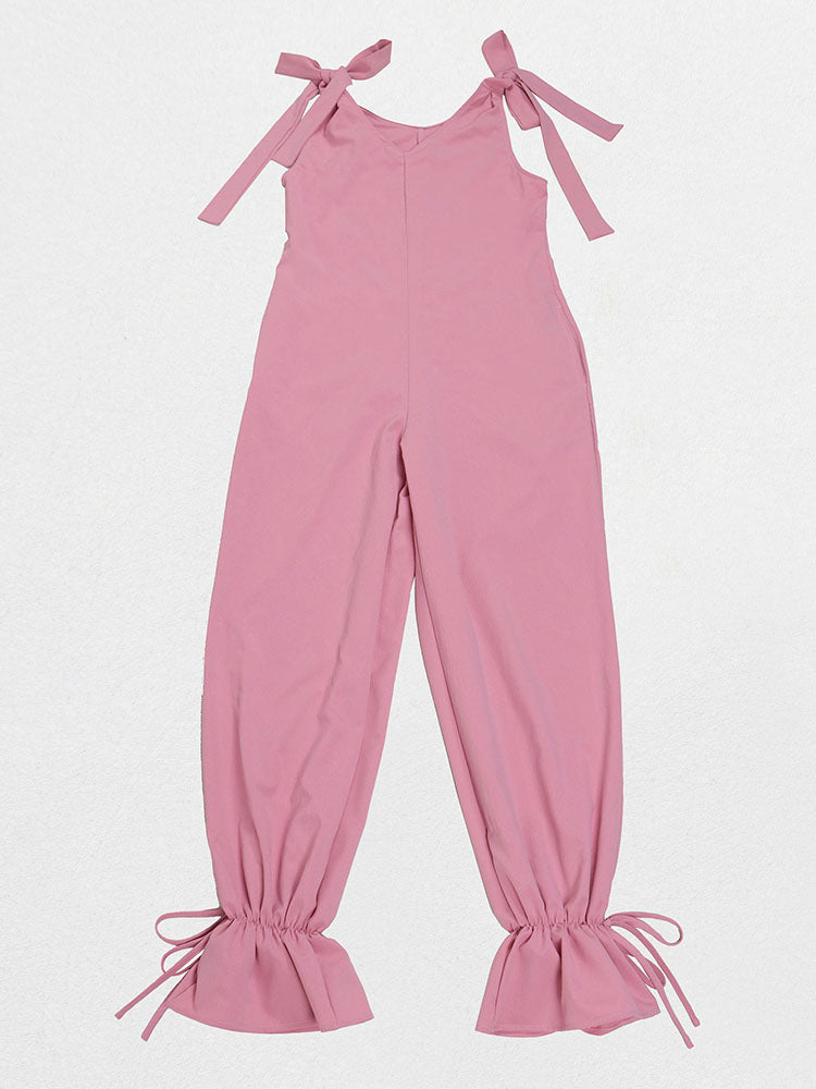 Breeze Tie-Shoulder Jumpsuit White / S