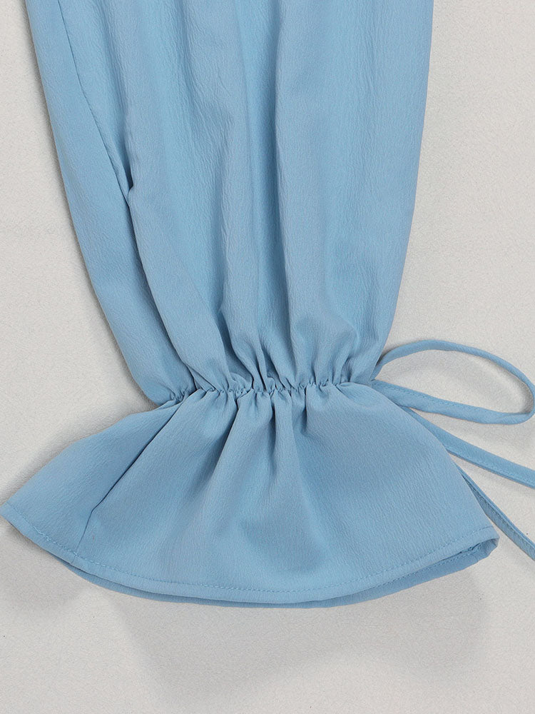 Breeze Tie-Shoulder Jumpsuit Blue / 2XL