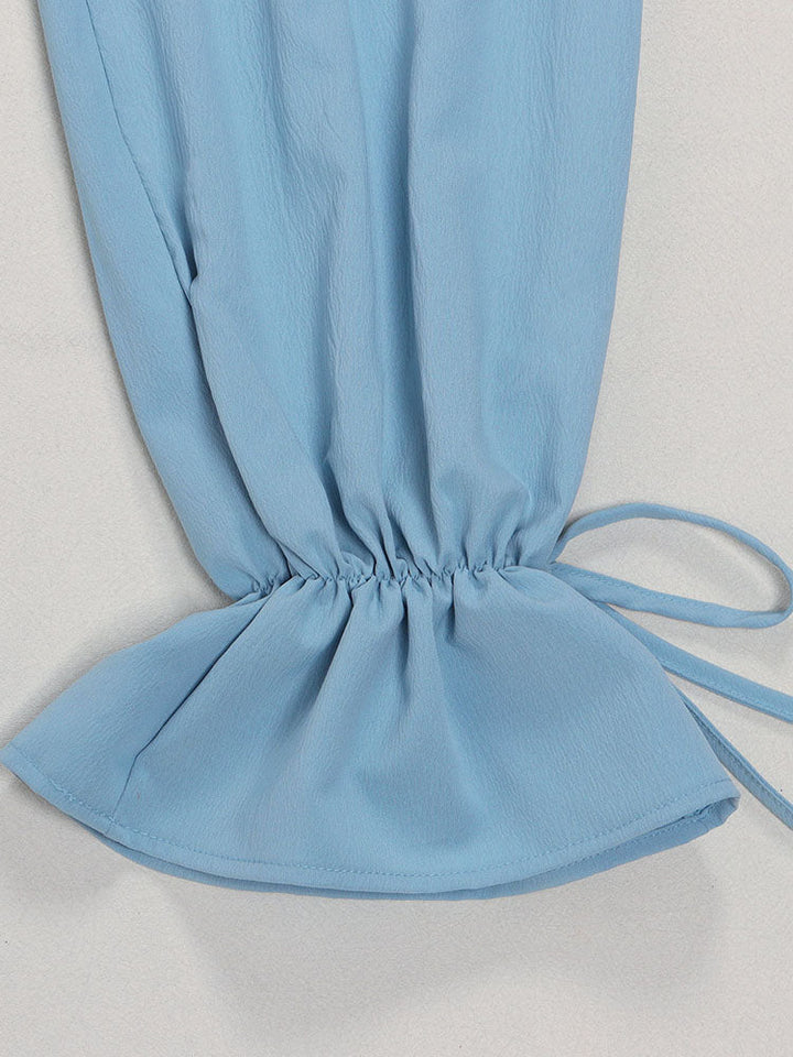 Breeze Tie-Shoulder Jumpsuit Blue / 2XL