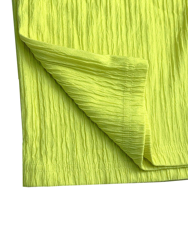 Cardigan Tank Top Pants Sweatsuit Green / 2XL