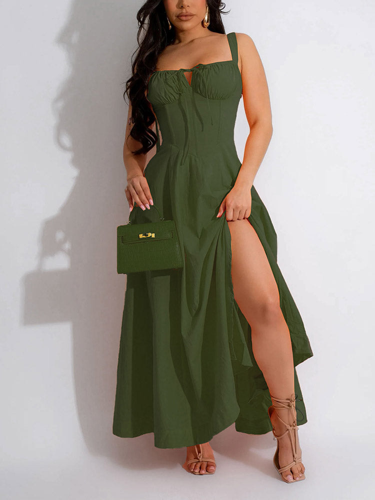 Sleeveless Bustier Sundress Rose / 2XL