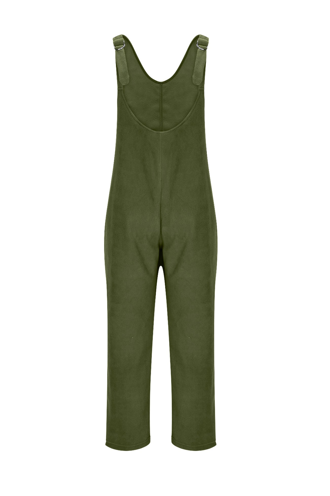 Polar Fleece Front With Pockets Overall Army Green · 2XL