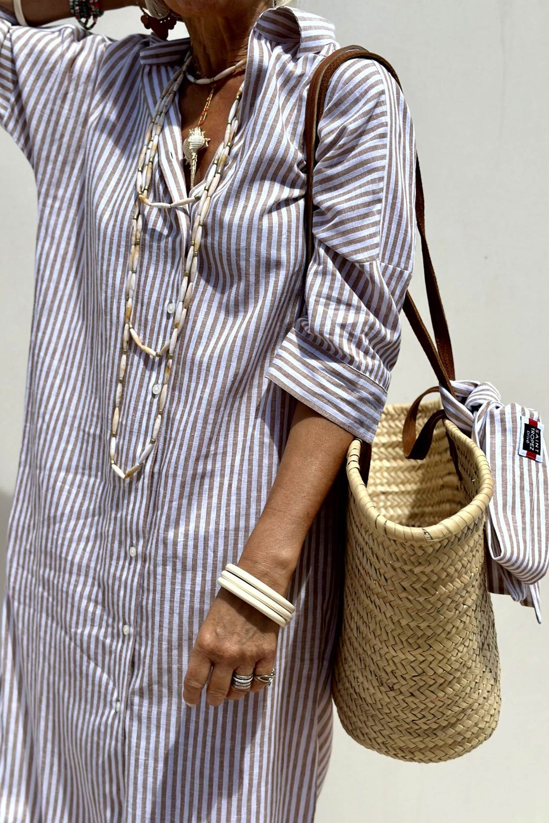 Printed Half Sleeve Shirt Dress Red Rhombic · M