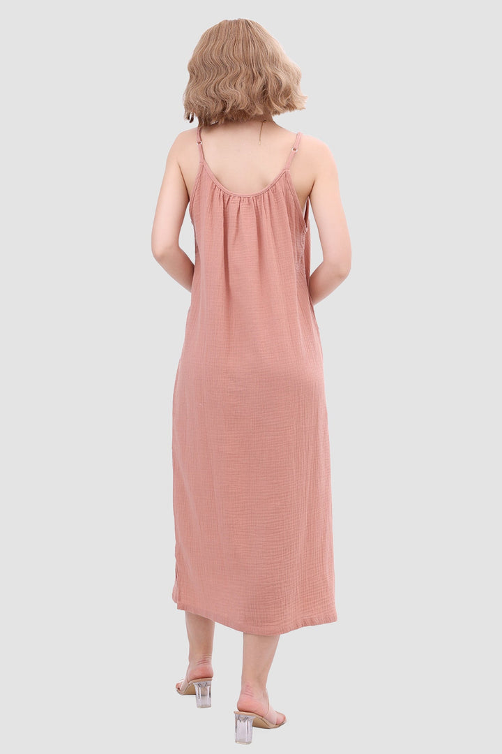 Pure Cotton Suspender Dress Watermelon · XL