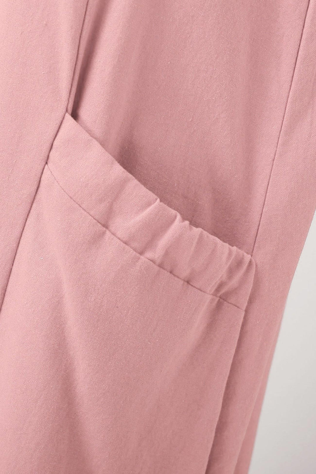 Solid Color Pocket Tank Dress Purple · 2XL