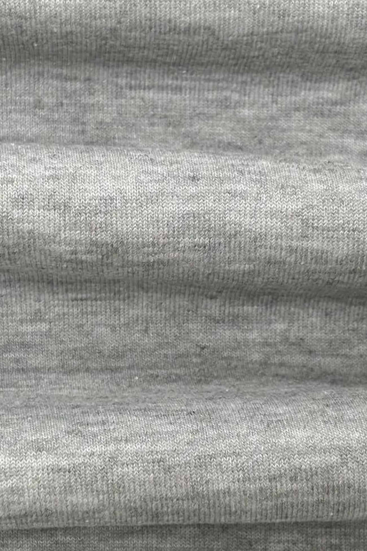 Solid Zip Up Drawstring Hooded Long Cardigan Grey · M