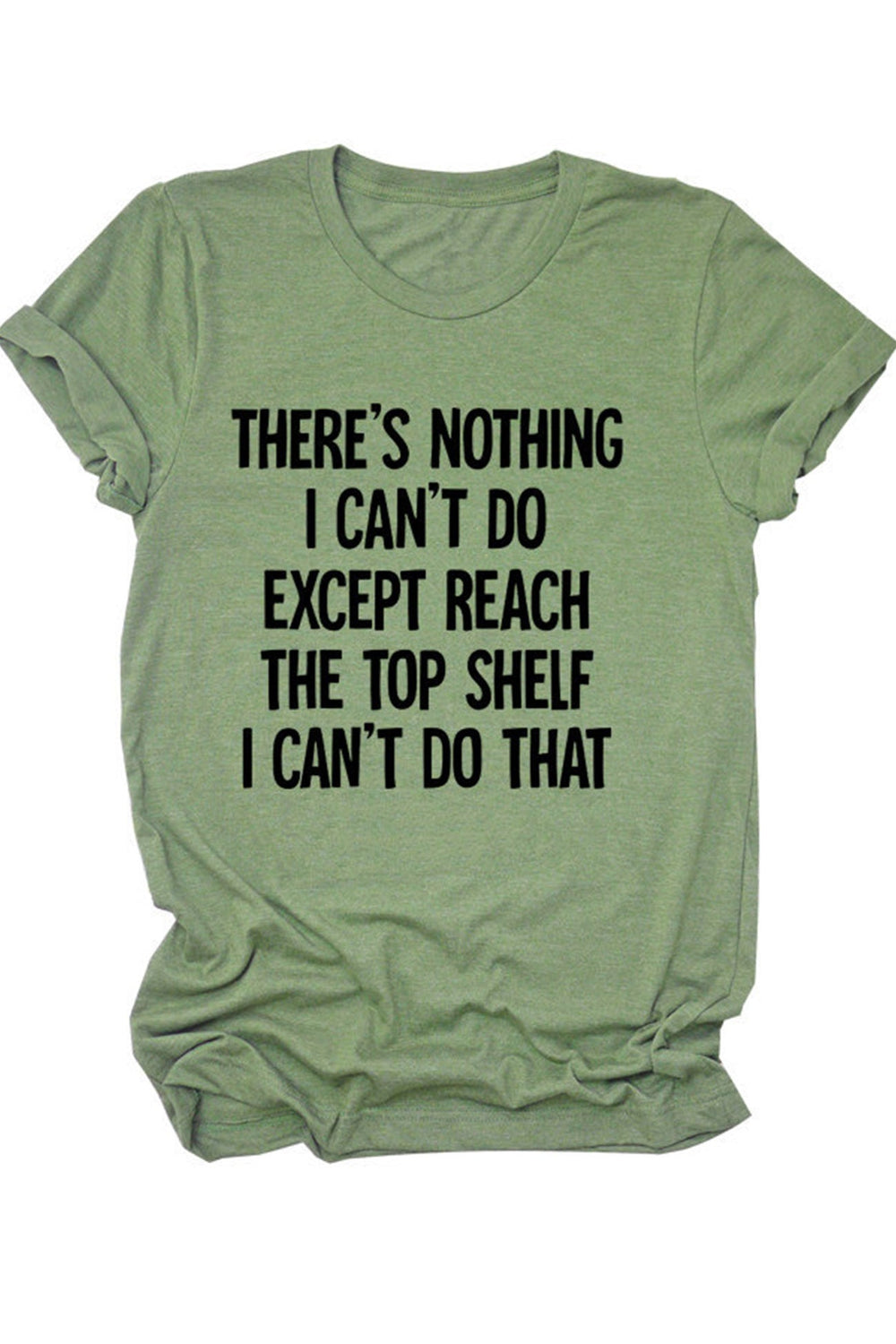 There's Nothing I Can't Do Printed Shirt Light Blue · M