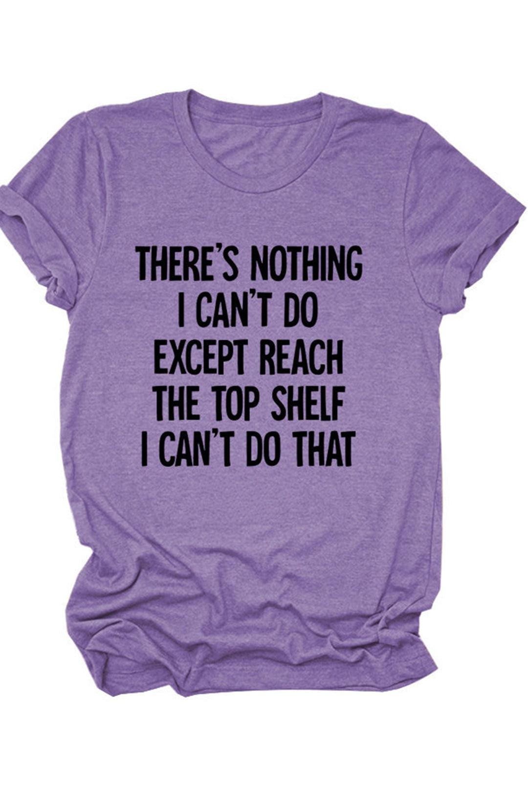 There's Nothing I Can't Do Printed Shirt Light Blue · S