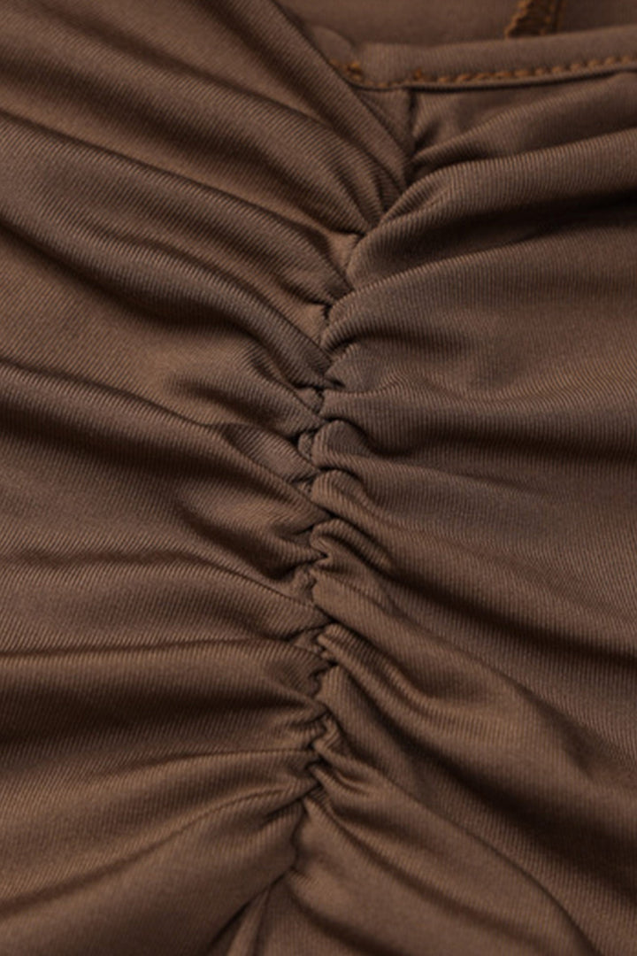 Tie-back Side Slit Cami Jumpsuits Black · S