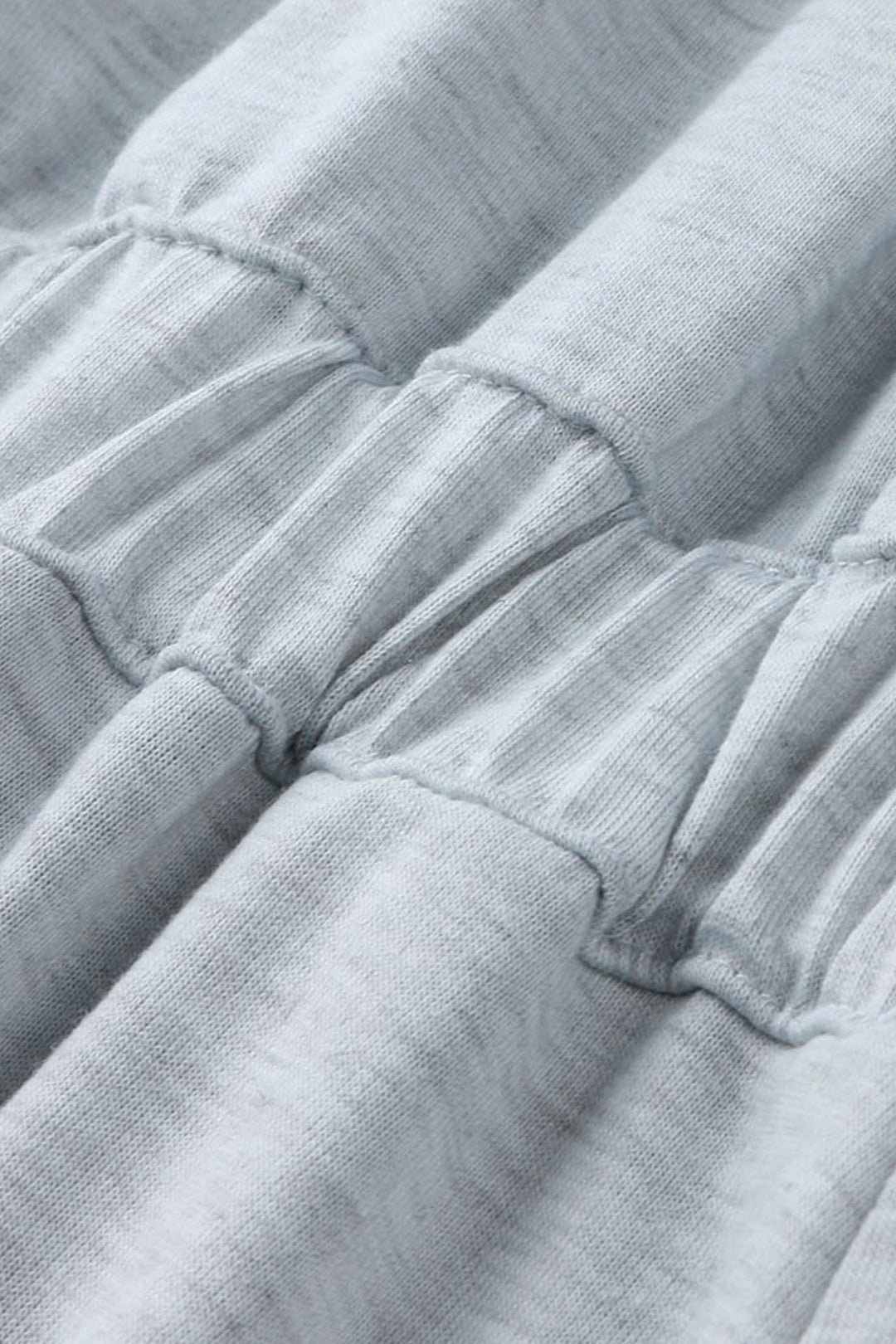 V Neck Short Sleeve Elastic Waist Jumpsuits Light Grey · XL