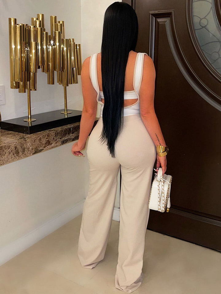 Tube Top Overall Set Apricot / 2XL