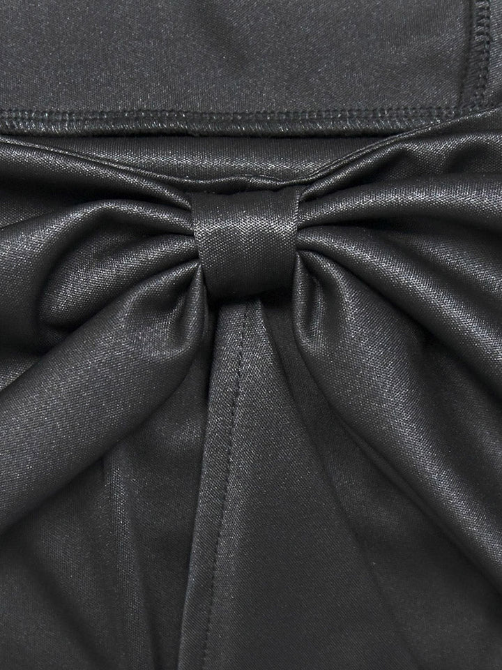 Fabulous Bow Back Dress Black / XL