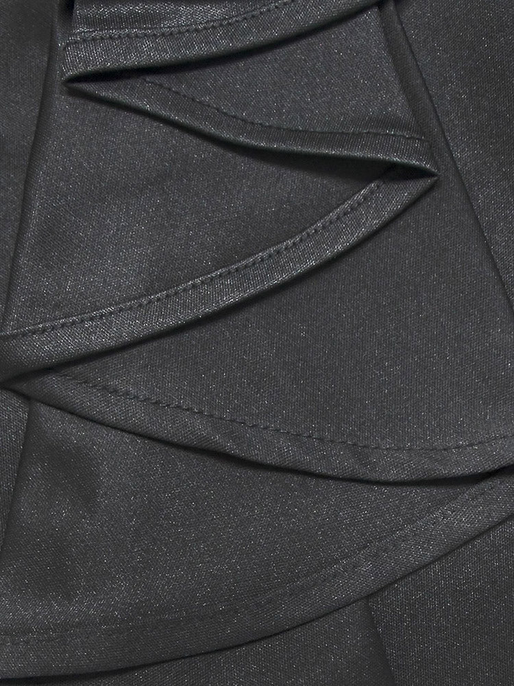 Fabulous Bow Back Dress Black / 2XL