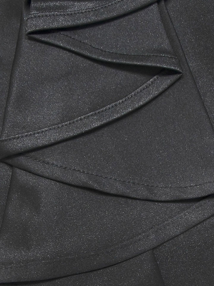 Fabulous Bow Back Dress Black / 2XL